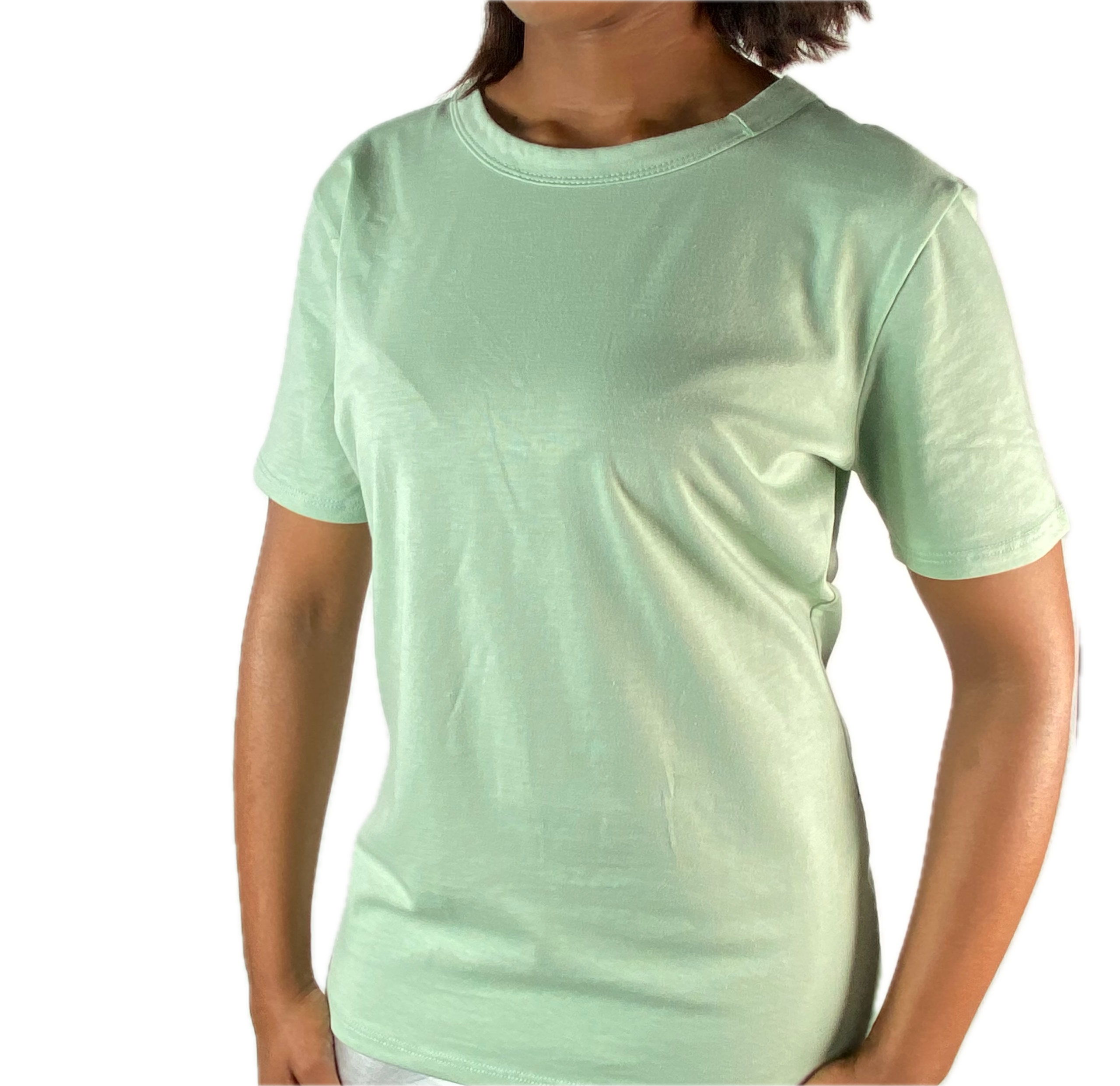 Ladies Blank Tee | Seafoam Green