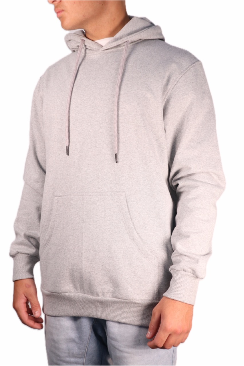 Unisex Pocket Hoodie | Grey Melange